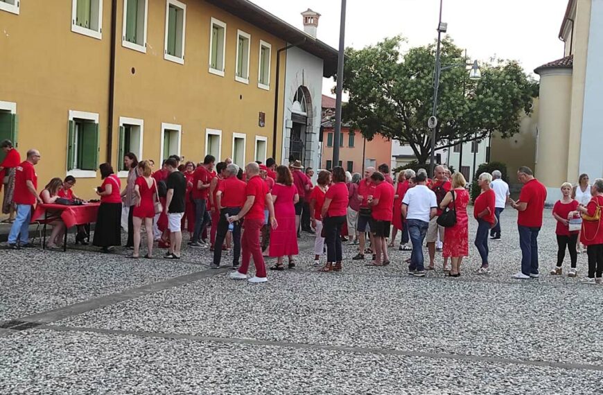 Cena in rosso a Turriaco 12 luglio 2024