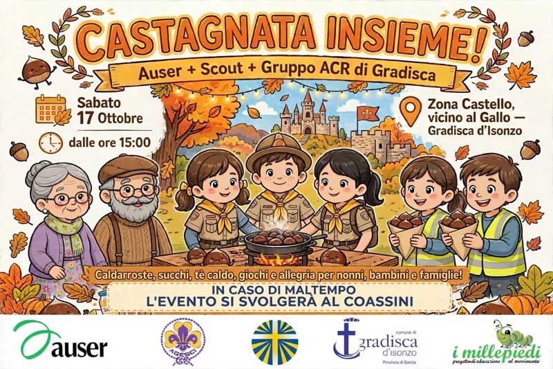 Castagnata a Gradisca sabato 17 ottobre 2026